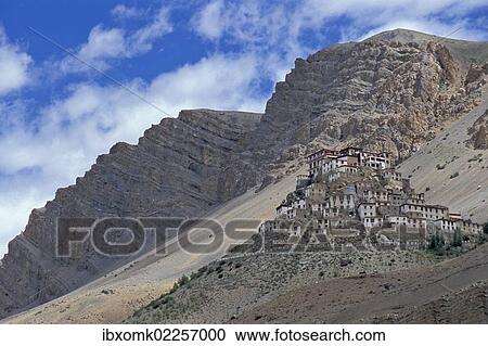 "Buddhist Ki or Key Monastery or Gompa, Spiti Valley, Lahaul and Spiti district, Indian Himalayas, Himachal Pradesh, North India, India, Asia" View Large Photo Image Stock Image - "Buddhist Ki or Key Monastery or Gompa, Spiti Valley, Lahaul and Spiti district, Indian Himalayas, Himachal Pradesh, North India, India, Asia". Fotosearch