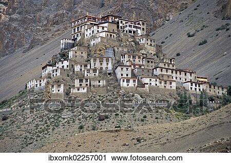 "Buddhist Ki or Key Monastery or Gompa, Spiti Valley, Lahaul and Spiti district, Indian Himalayas, Himachal Pradesh, North India, India, Asia" View Large Photo Image Stock Image - "Buddhist Ki or Key Monastery or Gompa, Spiti Valley, Lahaul and Spiti district, Indian Himalayas, Himachal Pradesh, North India, India, Asia". Fotosearch