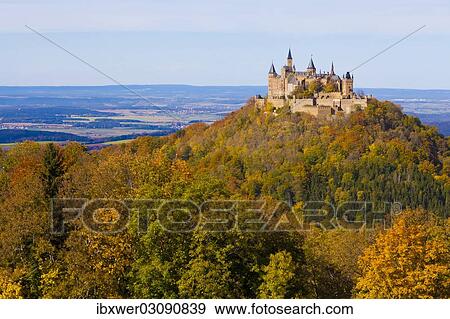 "Burg Hohenzollern Castle in autumn, Hechingen, Schwabische Alb, Baden-Wurttemberg, Germany, Europe" View Large Photo Image Stock Photo - "Burg Hohenzollern Castle in autumn, Hechingen, Schwabische Alb, Baden-Wurttemberg, Germany, Europe". Fotosearch