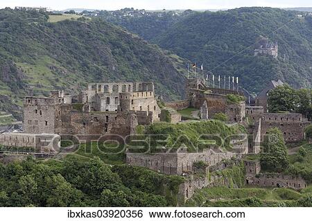 "Burg Rheinfels castle, Unesco World Heritage Upper Middle Rhine Valley, near St. Goar, Rhineland-Palatinate, Germany, Europe" View Large Photo Image Stock Photograph - "Burg Rheinfels castle, Unesco World Heritage Upper Middle Rhine Valley, near St. Goar, Rhineland-Palatinate, Germany, Europe". Fotosearch
