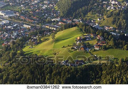 "Burgle, a settlement on the outskirts of Dornbirn, seen from Karren mountain, Dornbirn, Vorarlberg, Rhine Valley, Austria, Europe" View Large Photo Image Stock Image - "Burgle, a settlement on the outskirts of Dornbirn, seen from Karren mountain, Dornbirn, Vorarlberg, Rhine Valley, Austria, Europe". Fotosearch