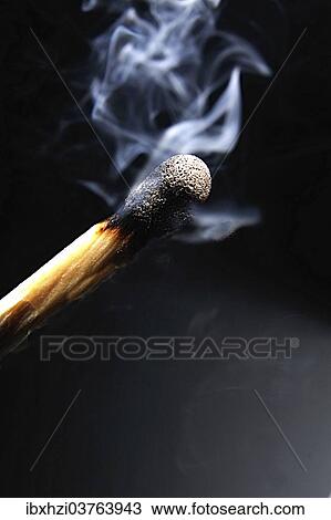 Stock Image - Burned match. Fotosearch