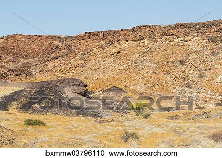 "Burnt Mountain, Damaraland, Namibia, Africa" View Large Photo Image Stock Image - "Burnt Mountain, Damaraland, Namibia, Africa". Fotosearch