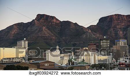 "Business District, Devil's Peak and Table Mountain at the back, Cape Town, Western Cape, South Africa, Africa" View Large Photo Image Stock Image - "Business District, Devil's Peak and Table Mountain at the back, Cape Town, Western Cape, South Africa, Africa". Fotosearch