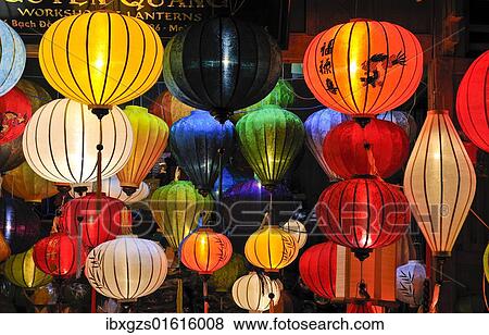 Stock Photo - "Business with lanterns, Hoi An, Vietnam, Southeast Asia, Asia". Fotosearch
