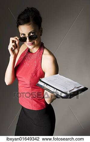 Business woman with sunglasses View Large Photo Image Stock Image - Business woman with sunglasses. Fotosearch