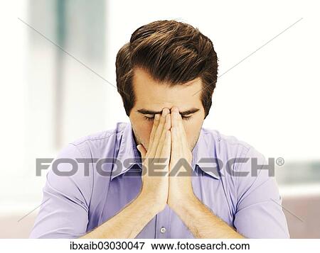 "Businessman concentrating, concerned" View Large Photo Image Stock Photo - "Businessman concentrating, concerned". Fotosearch