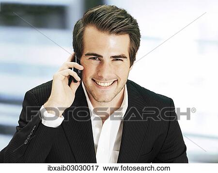 Stock Photo - Businessman on the phone. Fotosearch