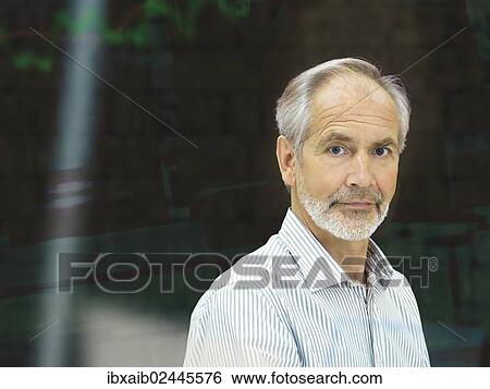 "Businessman, senior, at the stock exchange" View Large Photo Image Stock Photograph - "Businessman, senior, at the stock exchange". Fotosearch