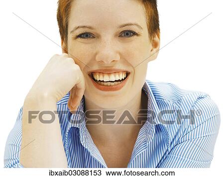 Stock Image - "Businesswoman, smiling". Fotosearch