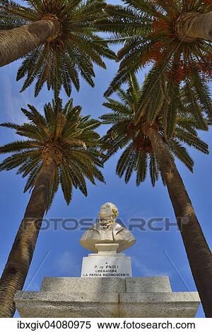 "Bust, Pascal de Paoli under palm trees, L'Ile Rousse, Haute-Corse, Corsica, France, Europe" View Large Photo Image Stock Photography - "Bust, Pascal de Paoli under palm trees, L'Ile Rousse, Haute-Corse, Corsica, France, Europe". Fotosearch