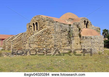 Picture - "Byzantine church of San Giovanni di Sinis, Sinis peninsula, Sardinia, Italy, Europe". Fotosearch