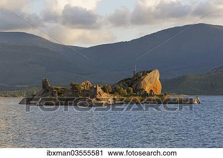 "Byzantine fortress on an island in Lake Bafa, Lake Bafa, Mugla Province, Aegean region, Turkey, Asia" View Large Photo Image Stock Image - "Byzantine fortress on an island in Lake Bafa, Lake Bafa, Mugla Province, Aegean region, Turkey, Asia". Fotosearch