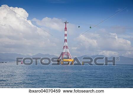 "Cable car to Vinpearl Island, Nha Trang, South Vietnam, Vietnam, Asia" View Large Photo Image Stock Photo - "Cable car to Vinpearl Island, Nha Trang, South Vietnam, Vietnam, Asia". Fotosearch