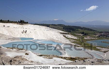 "Calcium formations of Pamukkale, UNESCO World Heritage Site, Turkey, Asia" View Large Photo Image Stock Photo - "Calcium formations of Pamukkale, UNESCO World Heritage Site, Turkey, Asia". Fotosearch