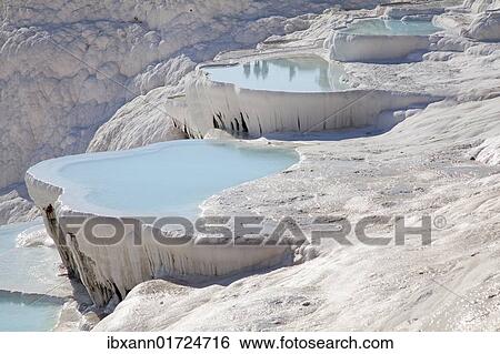 "Calcium formations of Pamukkale, UNESCO World Heritage Site, Turkey, Asia" View Large Photo Image Stock Photograph - "Calcium formations of Pamukkale, UNESCO World Heritage Site, Turkey, Asia". Fotosearch