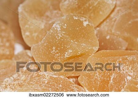 "Candied ginger, unsulphured, spicy" View Large Photo Image Stock Photograph - "Candied ginger, unsulphured, spicy". Fotosearch