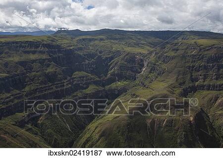 Stock Photo - "Canyon del Sonche near Huancas, Chachapoyas, Amazonas, Peru, South America". Fotosearch