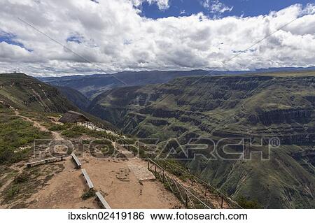 Stock Photograph - "Canyon del Sonche near Huancas, Chachapoyas, Amazonas, Peru, South America". Fotosearch