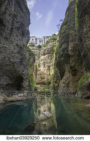 "Canyon of the Rio Guadalevin, from the Casa del Rey Moro, Ronda, Malaga province, Andalucia, Spain, Europe" View Large Photo Image Stock Image - "Canyon of the Rio Guadalevin, from the Casa del Rey Moro, Ronda, Malaga province, Andalucia, Spain, Europe". Fotosearch