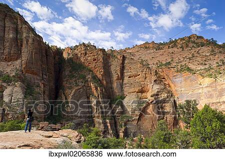 "Canyon Overlook Trail, Zion National Park, Utah, USA" View Large Photo Image Stock Photograph - "Canyon Overlook Trail, Zion National Park, Utah, USA". Fotosearch