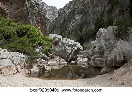Stock Photography - "Canyon, Sa Calobra, Majorca, Spain, Europe". Fotosearch