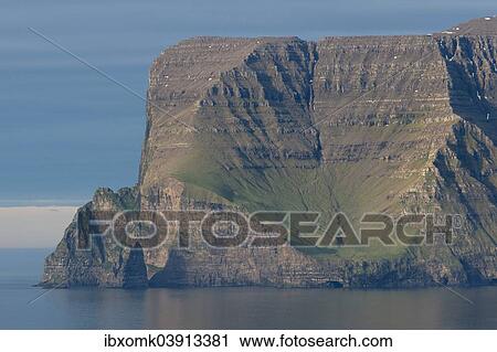 Stock Image - "Cape Enniberg, Viooy, Faroe Islands, Denmark, Europe". Fotosearch