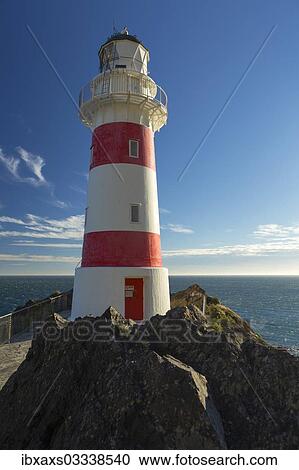 "Cape Palliser Lighthouse on the Cook Strait, Cape Palliser, Wellington Region, New Zealand, Oceania" View Large Photo Image Stock Image - "Cape Palliser Lighthouse on the Cook Strait, Cape Palliser, Wellington Region, New Zealand, Oceania". Fotosearch