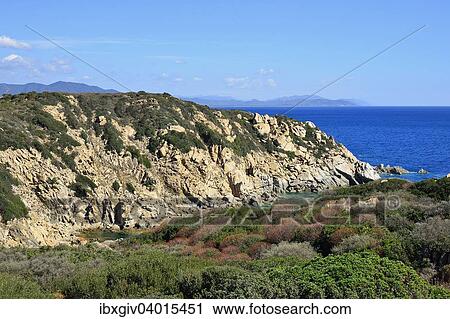 Stock Image - "Capo Ferrato, Costa Rei, Cagliari Province, Sardinia, Italy, Europe". Fotosearch