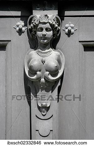 "Carved female figure on a portal of the Bavarian National Museum, Munich, Bavaria, Germany, Europe" View Large Photo Image Stock Photograph - "Carved female figure on a portal of the Bavarian National Museum, Munich, Bavaria, Germany, Europe". Fotosearch