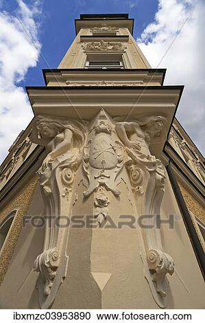 "Caryatids underneath the multi-storey bay windows of an Art Nouveau building, circa 1900, Nuremberg, Middle Franconia, Bavaria, Germany, Europe" View Large Photo Image Stock Image - "Caryatids underneath the multi-storey bay windows of an Art Nouveau building, circa 1900, Nuremberg, Middle Franconia, Bavaria, Germany, Europe". Fotosearch
