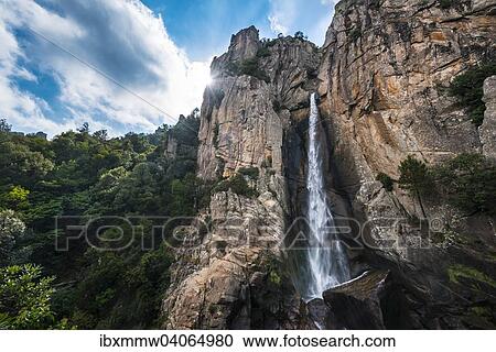 "Cascade de Piscia di Gallo, Piscia di Ghjaddu or Chicken Piss, waterfall, 70 m, Alta Rocca, Corsica, France, Europe" View Large Photo Image Stock Image - "Cascade de Piscia di Gallo, Piscia di Ghjaddu or Chicken Piss, waterfall, 70 m, Alta Rocca, Corsica, France, Europe". Fotosearch