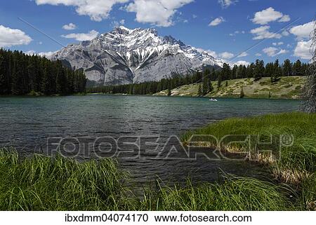 "Cascade Mountain with Johnson Lake, mountain lake, at the front, Banff National Park, Rocky Mountains, Alberta, Canada, North America" View Large Photo Image Stock Image - "Cascade Mountain with Johnson Lake, mountain lake, at the front, Banff National Park, Rocky Mountains, Alberta, Canada, North America". Fotosearch
