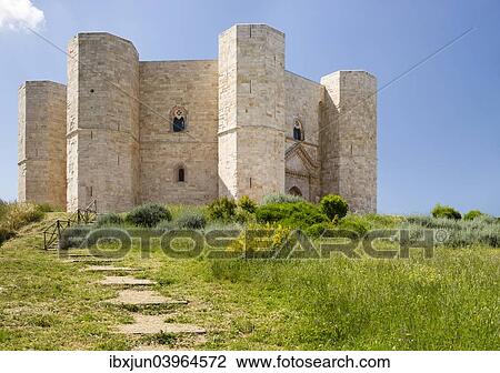 "Castel del Monte castle, Hohenstaufen Emperor Frederick II, 1240 - 50, UNESCO World Heritage Site, Barletta-Andria-Trani Province, Apulia, Italy, Europe" View Large Photo Image Stock Image - "Castel del Monte castle, Hohenstaufen Emperor Frederick II, 1240 - 50, UNESCO World Heritage Site, Barletta-Andria-Trani Province, Apulia, Italy, Europe". Fotosearch