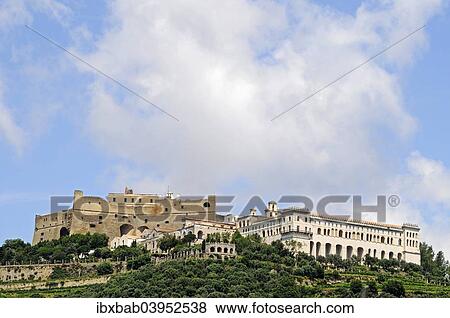 "Castel Sant'Elmo fortress and former Carthusian Certosa di San Martino, now Museum, Naples, Campania, Italy, Europe" View Large Photo Image Stock Photo - "Castel Sant'Elmo fortress and former Carthusian Certosa di San Martino, now Museum, Naples, Campania, Italy, Europe". Fotosearch