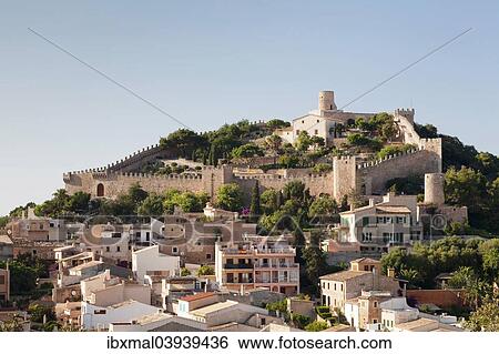 "Castell de Capdepera, Capdepera, Majorca, Balearic Islands, Spain, Europe" View Large Photo Image Stock Photograph - "Castell de Capdepera, Capdepera, Majorca, Balearic Islands, Spain, Europe". Fotosearch