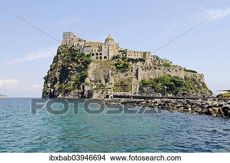 "Castello Aragonese castle, Ponte, Gulf of Naples, Ischia, Campania, Italy, Europe" View Large Photo Image Picture - "Castello Aragonese castle, Ponte, Gulf of Naples, Ischia, Campania, Italy, Europe". Fotosearch
