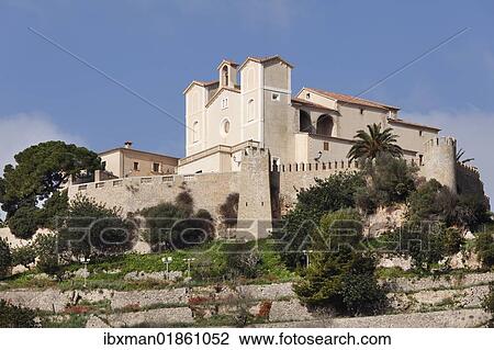 "Castle and Pilgrimage Church of Sant Salvador, Arta, Majorca, Balearic Islands, Spain, Europe" View Large Photo Image Stock Image - "Castle and Pilgrimage Church of Sant Salvador, Arta, Majorca, Balearic Islands, Spain, Europe". Fotosearch