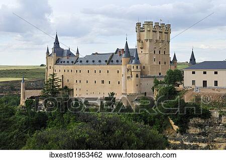 "Castle or Alcazar, Segovia, Unesco World Heritage Site, Castillia y Leon oder Castile and Leon, Spain, Europe" View Large Photo Image Stock Image - "Castle or Alcazar, Segovia, Unesco World Heritage Site, Castillia y Leon oder Castile and Leon, Spain, Europe". Fotosearch