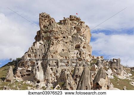 "Castle Rock, Uchisar, Goreme National Park, Cappadocia, Central Anatolia Region, Anatolia, Turkey, Asia" View Large Photo Image Stock Image - "Castle Rock, Uchisar, Goreme National Park, Cappadocia, Central Anatolia Region, Anatolia, Turkey, Asia". Fotosearch