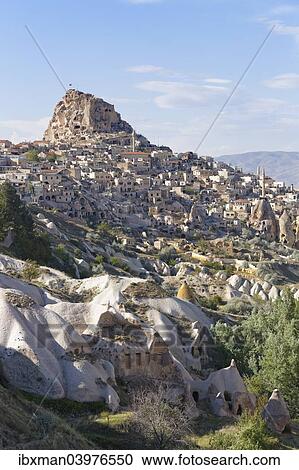 "Castle Rock, Uchisar, Goreme National Park, Cappadocia, Central Anatolia Region, Anatolia, Turkey, Asia" View Large Photo Image Stock Image - "Castle Rock, Uchisar, Goreme National Park, Cappadocia, Central Anatolia Region, Anatolia, Turkey, Asia". Fotosearch