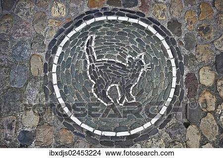 "Cat, a stone mosaic in front of a pet shop, Freiburg, Baden-Wuerttemberg, Germany, Europe" View Large Photo Image Picture - "Cat, a stone mosaic in front of a pet shop, Freiburg, Baden-Wuerttemberg, Germany, Europe". Fotosearch