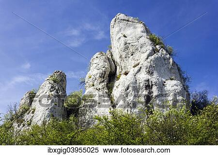 Stock Photography - "Cat Stone, Kocici kamen, Tabulova Ruzovy vrch a Kocici kamen National Nature Reserve, Palava Protected Landscape Area, Breclav district, Jihomoravsky region, Czech Republic, Europe". Fotosearch