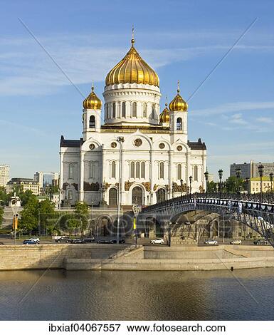 "Cathedral of Christ the Saviour and Patriarshy Bridge over Moskva River, Moscow, Russia, Europe" View Large Photo Image Stock Photo - "Cathedral of Christ the Saviour and Patriarshy Bridge over Moskva River, Moscow, Russia, Europe". Fotosearch