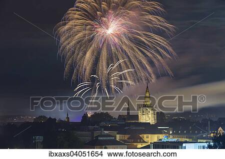 "Cathedral of Our Lady with fireworks during the Seenachtfest Festival, Konstanz, Baden-Wurttemberg, Germany, Europe" View Large Photo Image Picture - "Cathedral of Our Lady with fireworks during the Seenachtfest Festival, Konstanz, Baden-Wurttemberg, Germany, Europe". Fotosearch