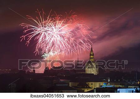 "Cathedral of Our Lady with fireworks during the Seenachtfest Festival, Konstanz, Baden-Wurttemberg, Germany, Europe" View Large Photo Image Stock Image - "Cathedral of Our Lady with fireworks during the Seenachtfest Festival, Konstanz, Baden-Wurttemberg, Germany, Europe". Fotosearch