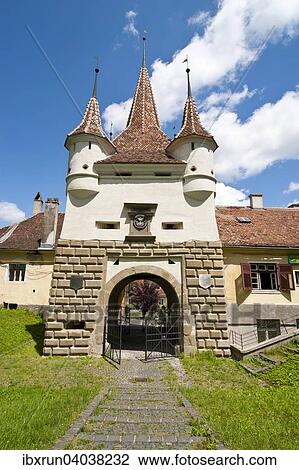 "Catherine Gate, Brasov, Transylvania, Romania, Europe" View Large Photo Image Stock Image - "Catherine Gate, Brasov, Transylvania, Romania, Europe". Fotosearch