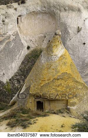 "Cave dwelling, tufa formations, Uchisar, Guvercin Vadisi, Guvercinlik, Nevsehir Province, Cappadocia, Central Anatolia Region, Turkey, Asia" View Large Photo Image Stock Photo - "Cave dwelling, tufa formations, Uchisar, Guvercin Vadisi, Guvercinlik, Nevsehir Province, Cappadocia, Central Anatolia Region, Turkey, Asia". Fotosearch