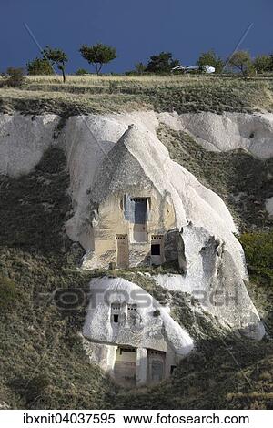 "Cave dwellings, tufa formations, Pigeon Valley, Guvercinlik, Nevsehir Province, Cappadocia, Turkey, Asia" View Large Photo Image Stock Photography - "Cave dwellings, tufa formations, Pigeon Valley, Guvercinlik, Nevsehir Province, Cappadocia, Turkey, Asia". Fotosearch