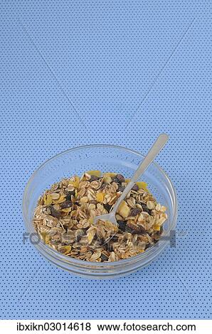 "Cereal or muesli, cereal bowl" View Large Photo Image Stock Photo - "Cereal or muesli, cereal bowl". Fotosearch
